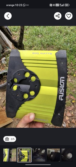 Amplificator statie auto fusion 600w