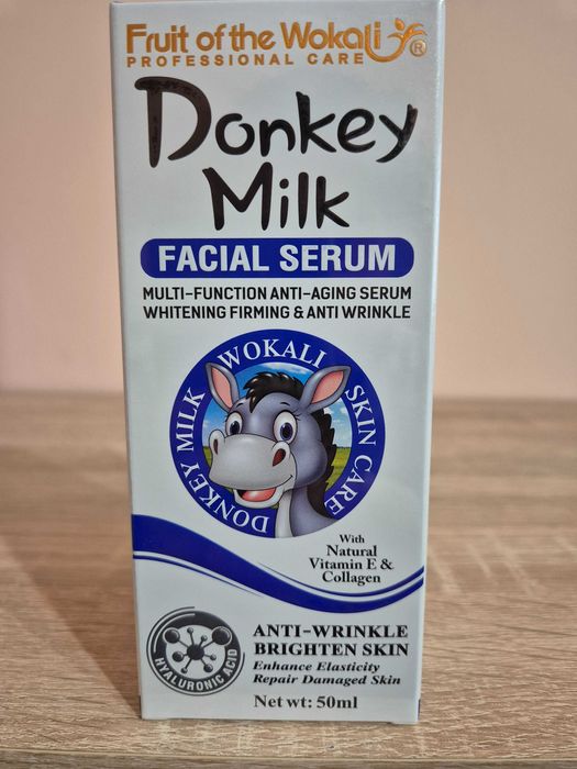Козметичен избелващ серум с магарешко мляко
