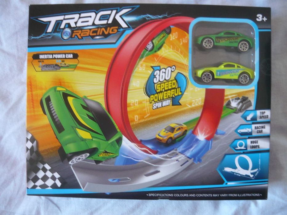 Jucărie joc circuit lansator cu 2 mașini NOU, ideal cadou