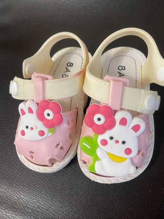 set lot 2x Sandale copii marimea 19, interior 11,5-12 cm din piele