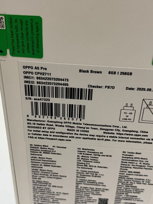 Oppo A5 Pro sigilat Amanet BKG