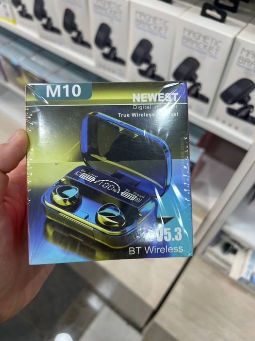 Наушники черный новый