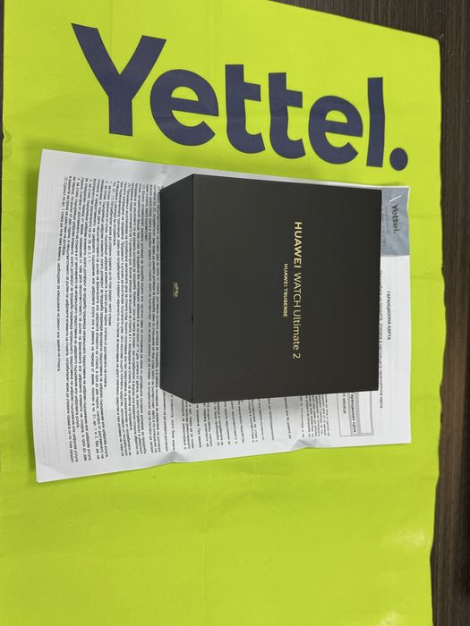 КАТО НОВ 48mm Huawei watch Ultimate 2 Yettel Гаранция 2027 Black