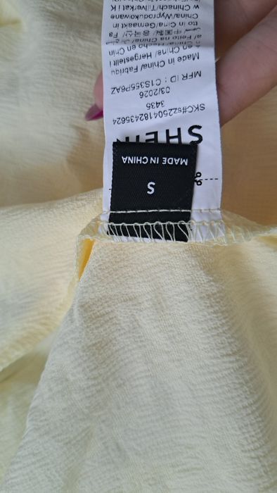 Rochie de vara galbena