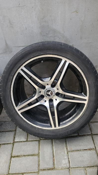 Vând jante 5x112 în 2 dimensiuni 1200 Ron anvelope incluse