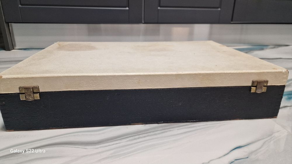 Сребърен, позлатен старинен сервиз от прибори за хранене