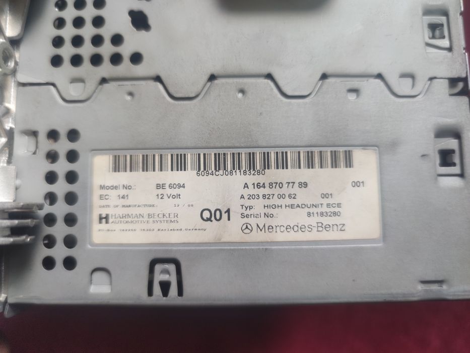 Навигация Mercedes w164 Harman