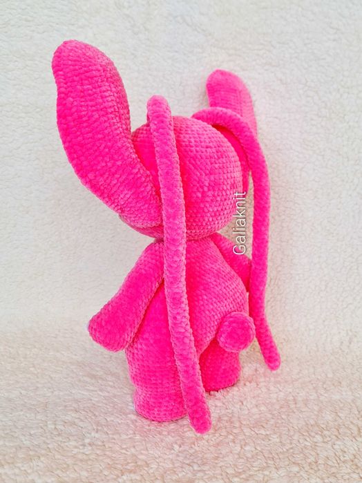 Ръчно плетена Ейнджъл (Приятелката на Стич) 44см