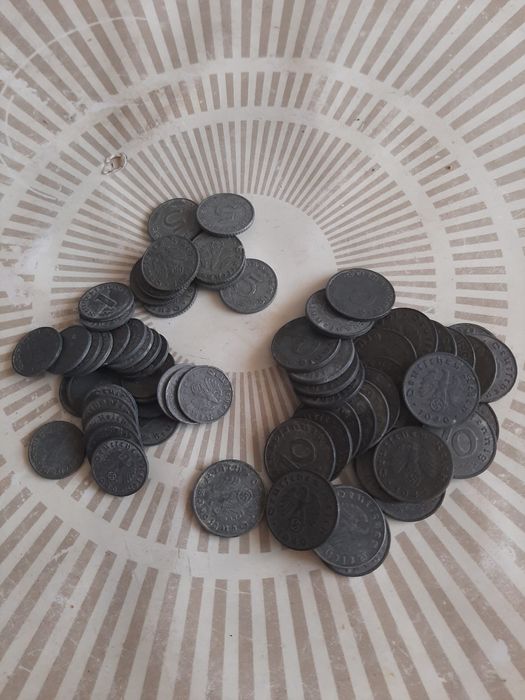Monede germane 1, 5, 10 Reichspfennig 1940-1944