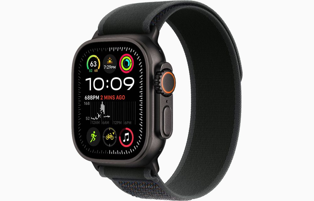 НОВ! Apple Watch Ultra 2 49mm Black Trail loop Гаранция