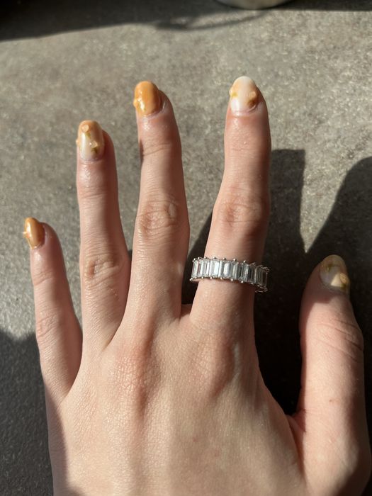 Inel din argint tennis