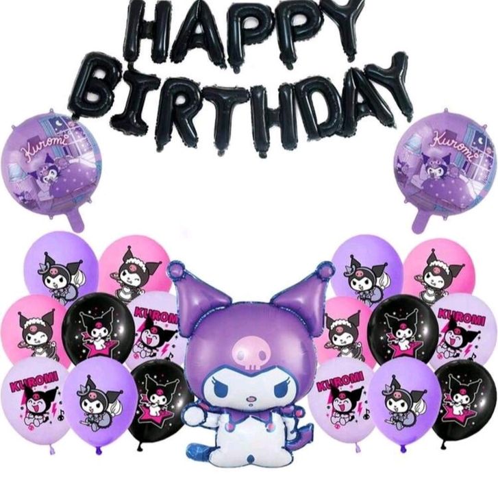 Парти сет балони Куроми,Габи Dollhouse и балерина Капучина