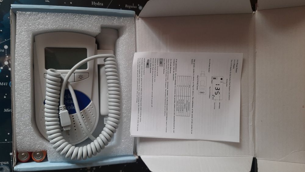 Преносим бебе дигитален доплер