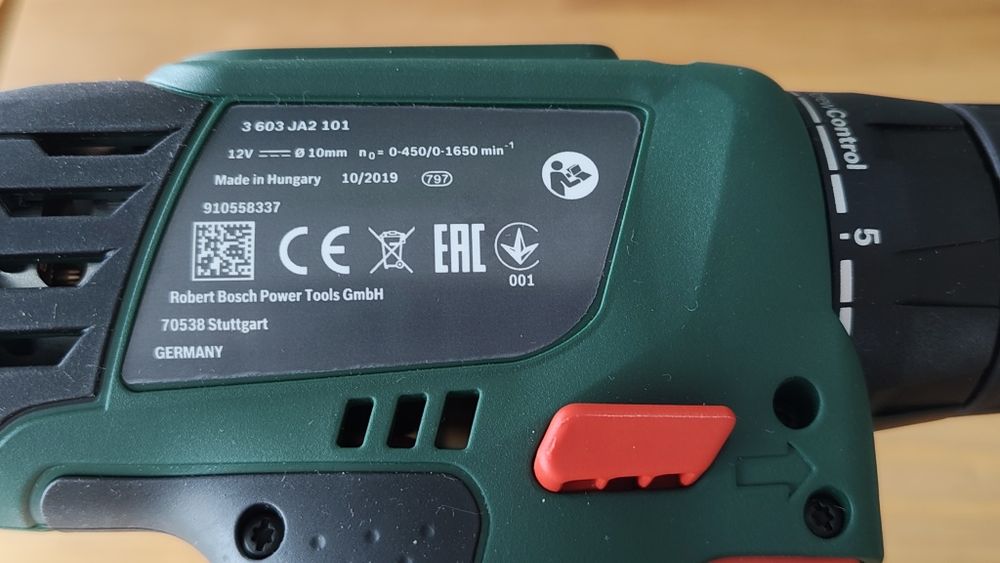 Акумулаторен винтоверт/бормашина BOSCH PSR 1200 LI-2. Като нов.