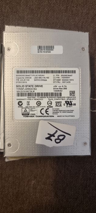 Ssd SATA III samsung, sandisk, toshiba