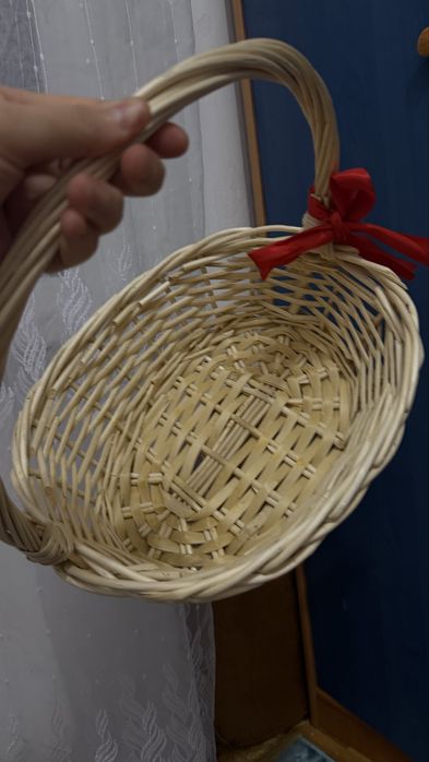 Корзинка из дерево 1500тг на декор