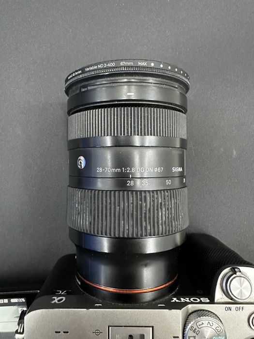 Sony A7C Sigma 28-70 f2.8 ND filtr