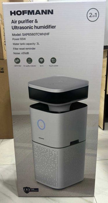 Очиститель и увлажнитель воздуха HOFMANN SAP6560TCWH/HF 2в1