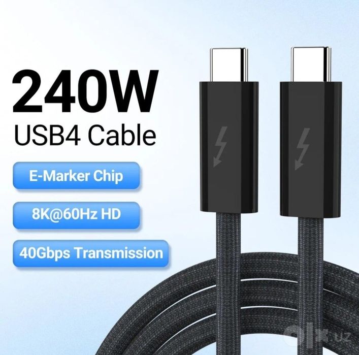 Кабель/ Kabel 240w Thunderbolt 4 1.8m