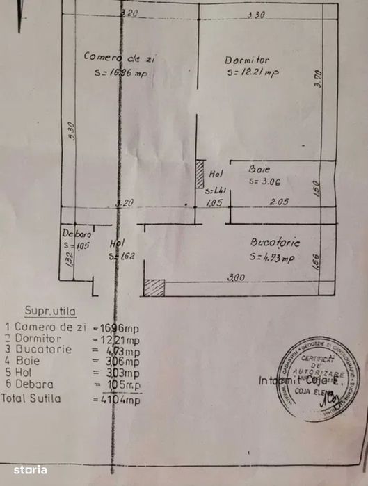 Apartament 2 Camere Semidecomandat |  Zona Centru | Etaj 3/7