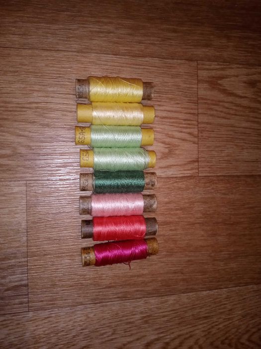 Нитки мулине, шелковые СССР