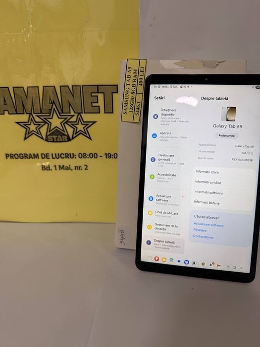 Tableta Samsung A9 (ctg)