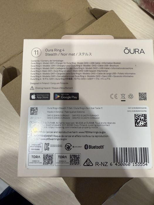 Oura Ring Gen 4, mărimea 11, nou sigilat