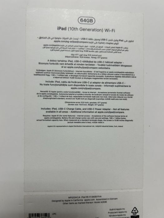 Ipad 10 th generation 64 gb