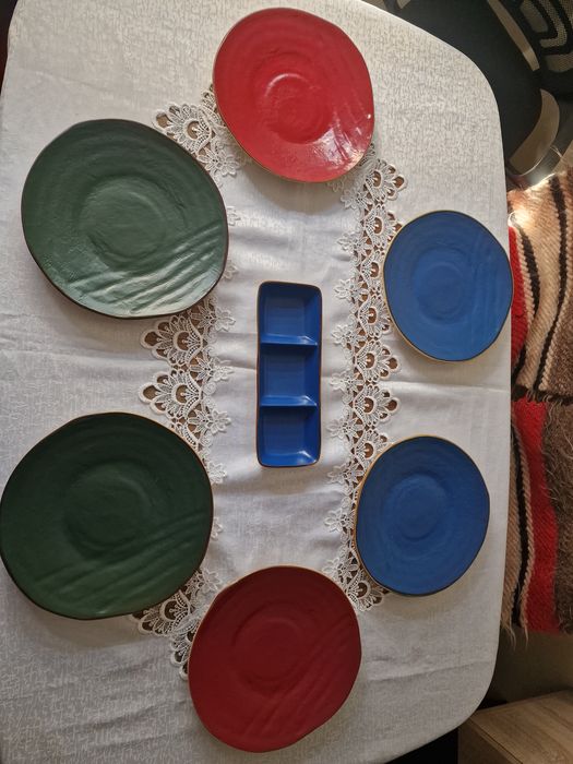 Set 18 Piese Farfurii Mediterraneo Italia / Novita Home / Pictat