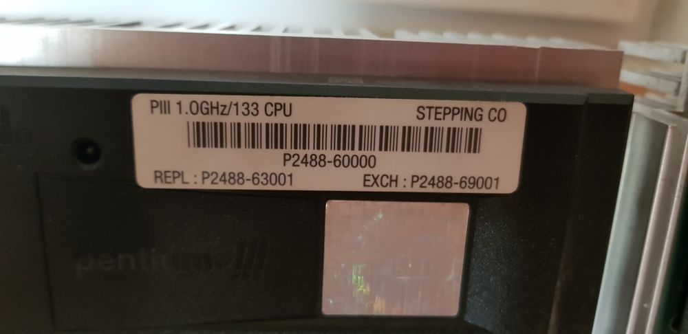 Schimb Slot 1 procesor CPU PIII Pentium III