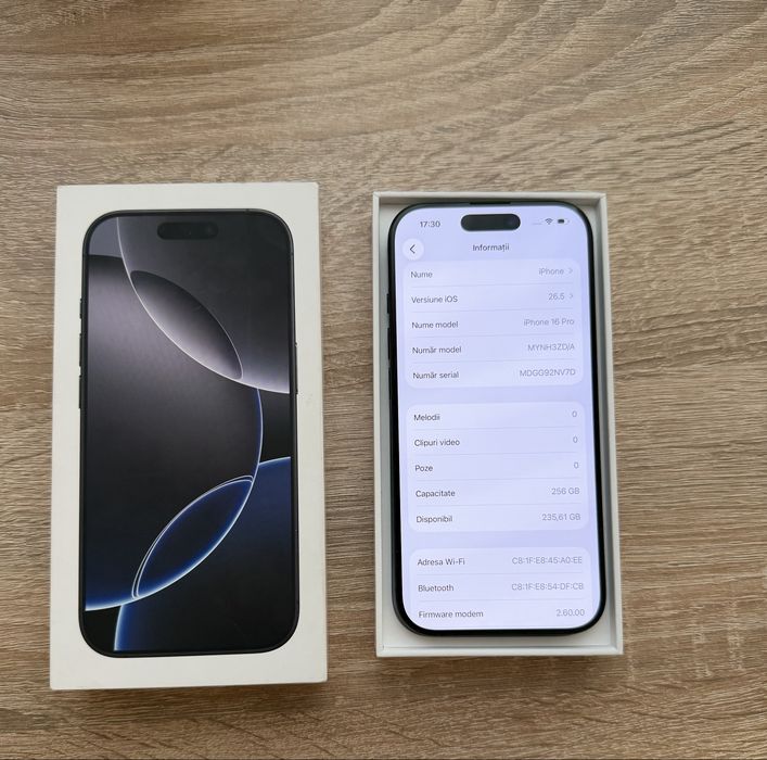 iPhone 16 Pro 256 GB ca nou in garantie