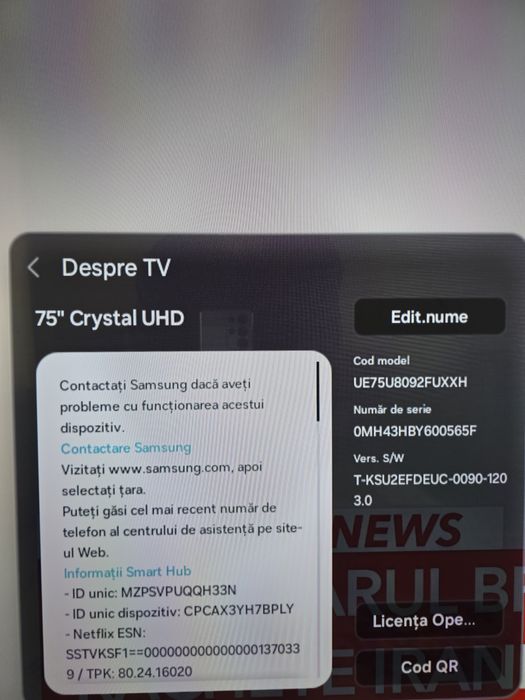 SmartTv Samsung seria 8 2025