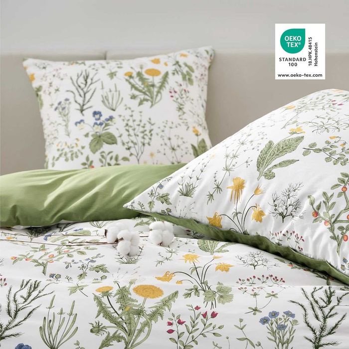 НОВ! Спален комплект от 100% памук, 4 части, 135x200 см