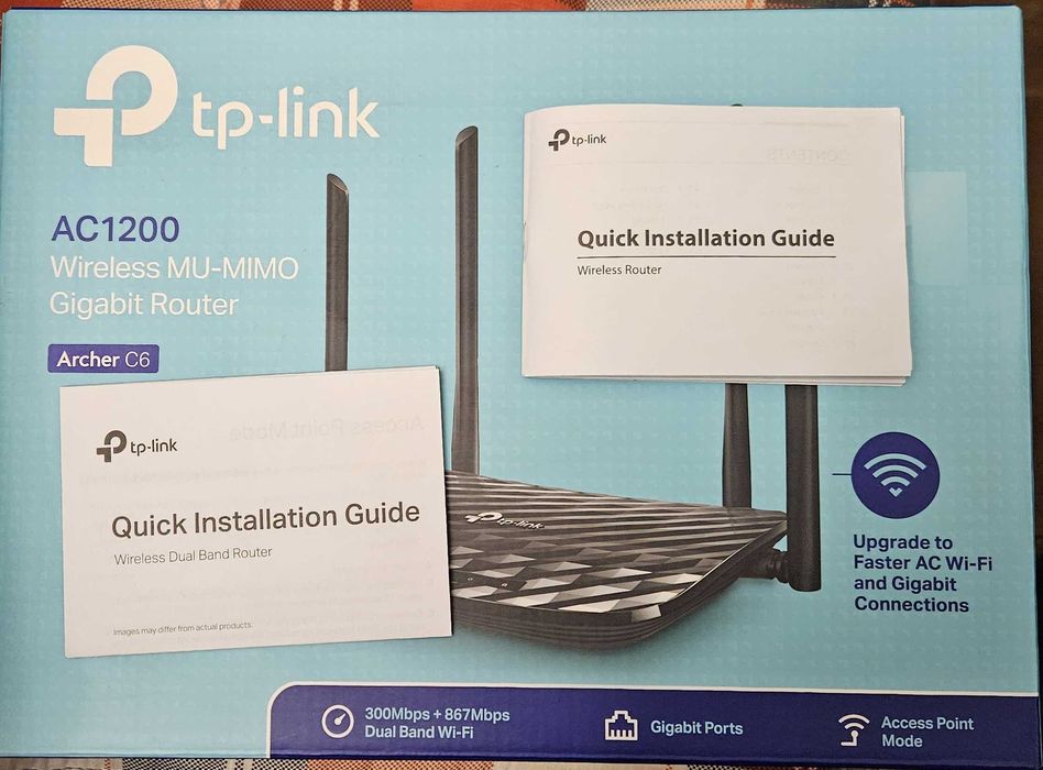 Vand Router TP-Link Archer C6 AC1200