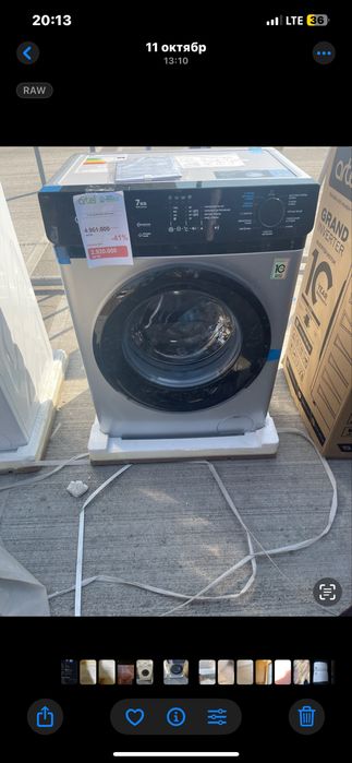 Kir moshina 7 kg stalnoy