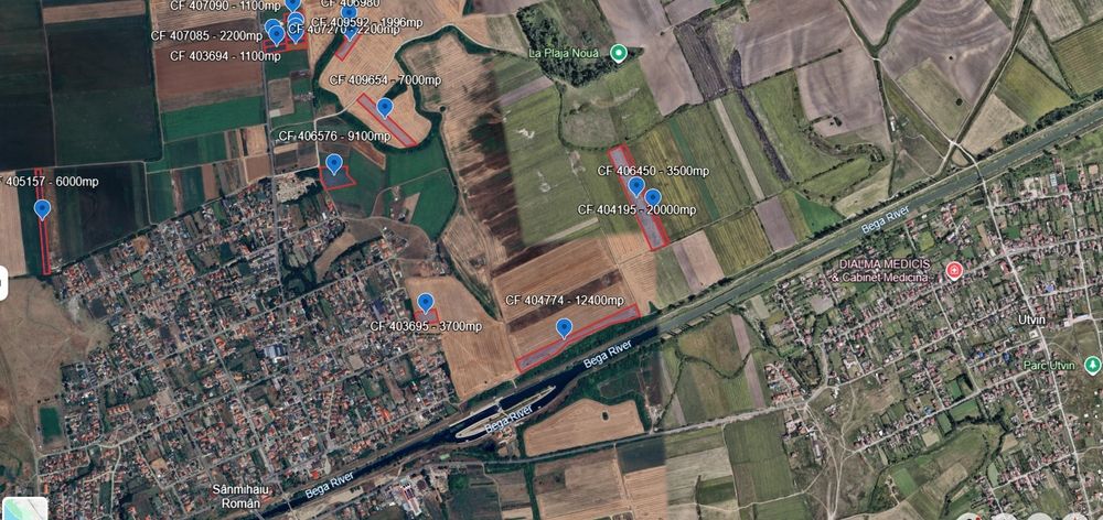 Teren extravilan de vanzare pe raza UAT Sanmihaiu  Roman!