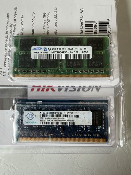 Озу для ноутбука DDR3 - 2гб