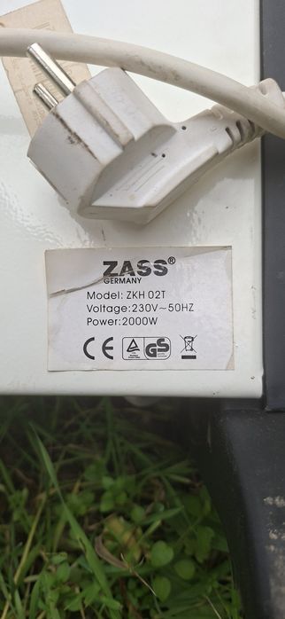 Convector electric zass