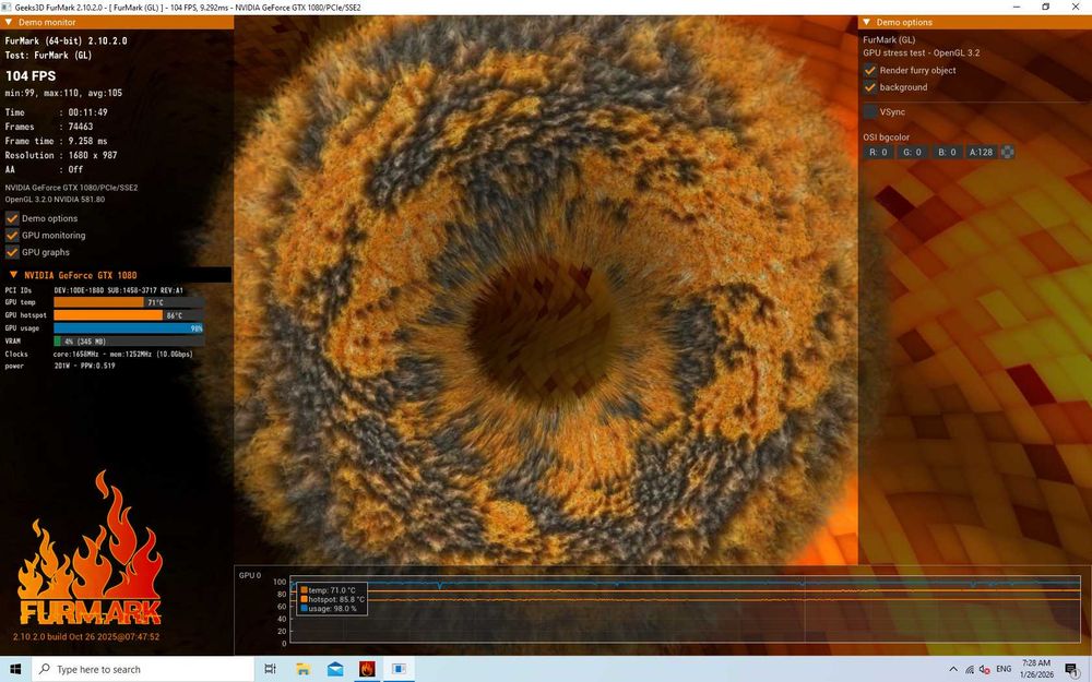 Геймърски компютър i7-8700 / GTX 1080 8GB / 16GB RAM / гаранция