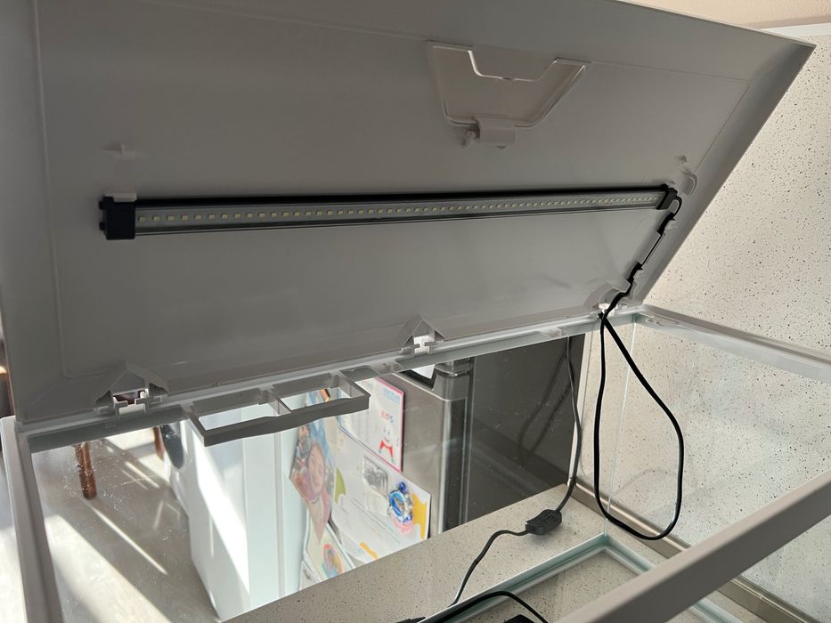 Aквариум Ciano 60 lt бял Като нов