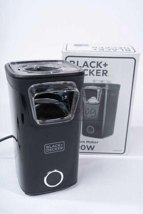 Машина за пуканки Black+Decker + подарък чаша преса за чай или кафе