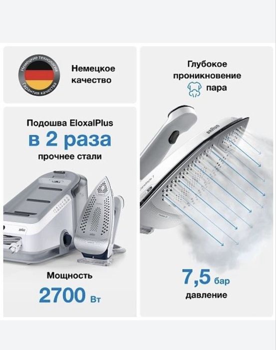 Парогенератор BRAUN IS7262GY
