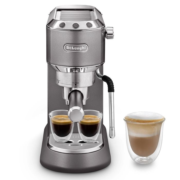 Рожковая кофеварка DeLonghi EC885.GY Dedica Arte