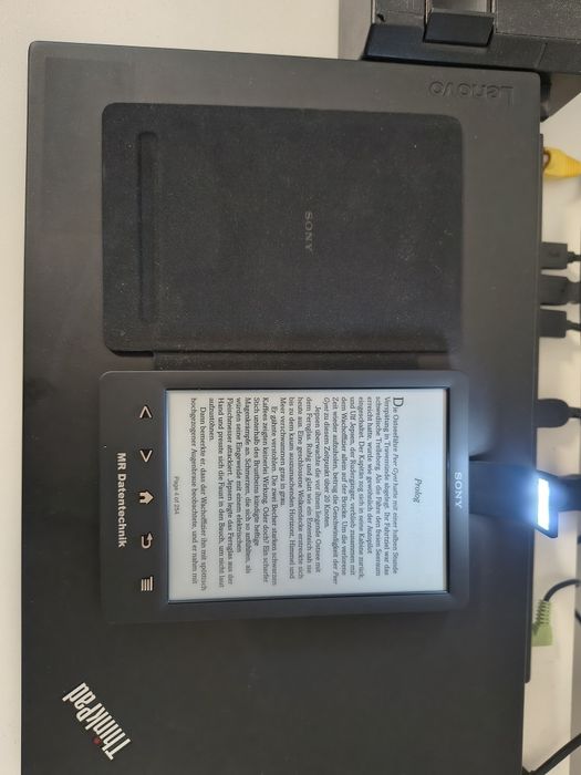 eBook Reader Sony PRS-T3s Touchscreen wi-fi Negru coperta cu lumina