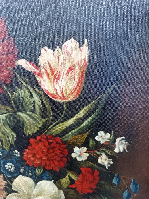 Бароков натюрморт 70х81см в рамка с истинска позлата (Gold Leaf)