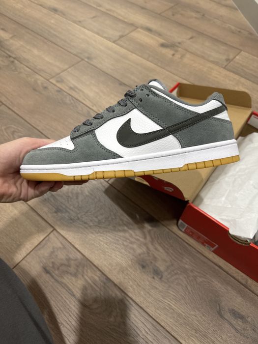 Оригинальные Nike Dunk Low (серый цвет)