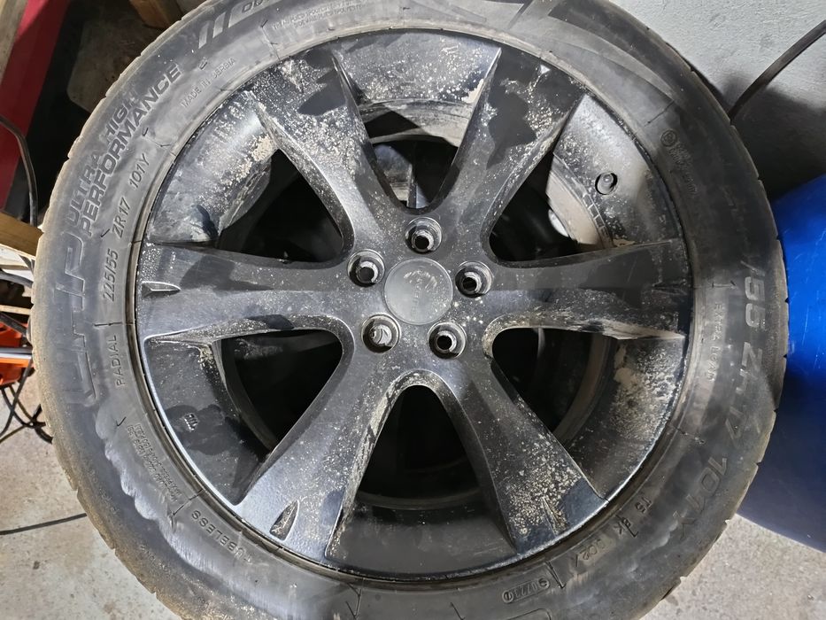 Джанти за субару с гуми 225/55/17