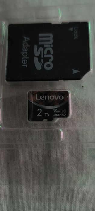 Vând card Micro SD 2 TB clasa 10 Lenovo