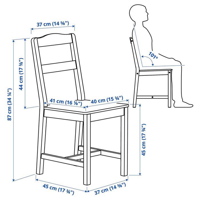 маса с 4 стола HAGERNAS Ikea