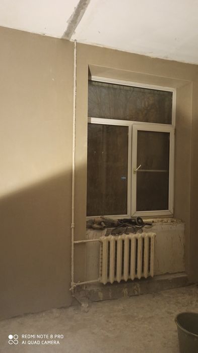 Штукатурка стен под маяк ручная